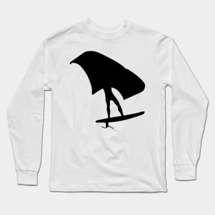 Wing surfer wing surfing with foil wing Long Sleeve T-Shirt